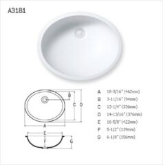 A3181 Küçük Staron Lavabo