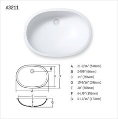 A3211 Standart Staron Lavabo